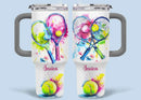 Ball Sports - Personalized Name 40oz Tumbler For Sports Lover - Joliny