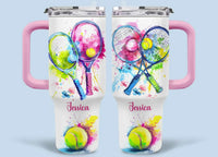 Ball Sports - Personalized Name 40oz Tumbler For Sports Lover - Joliny