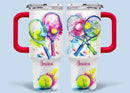 Ball Sports - Personalized Name 40oz Tumbler For Sports Lover - Joliny