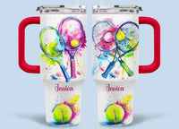Ball Sports - Personalized Name 40oz Tumbler For Sports Lover - Joliny