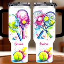 Ball Sports - Personalized Name 40oz Tumbler For Sports Lover - Joliny