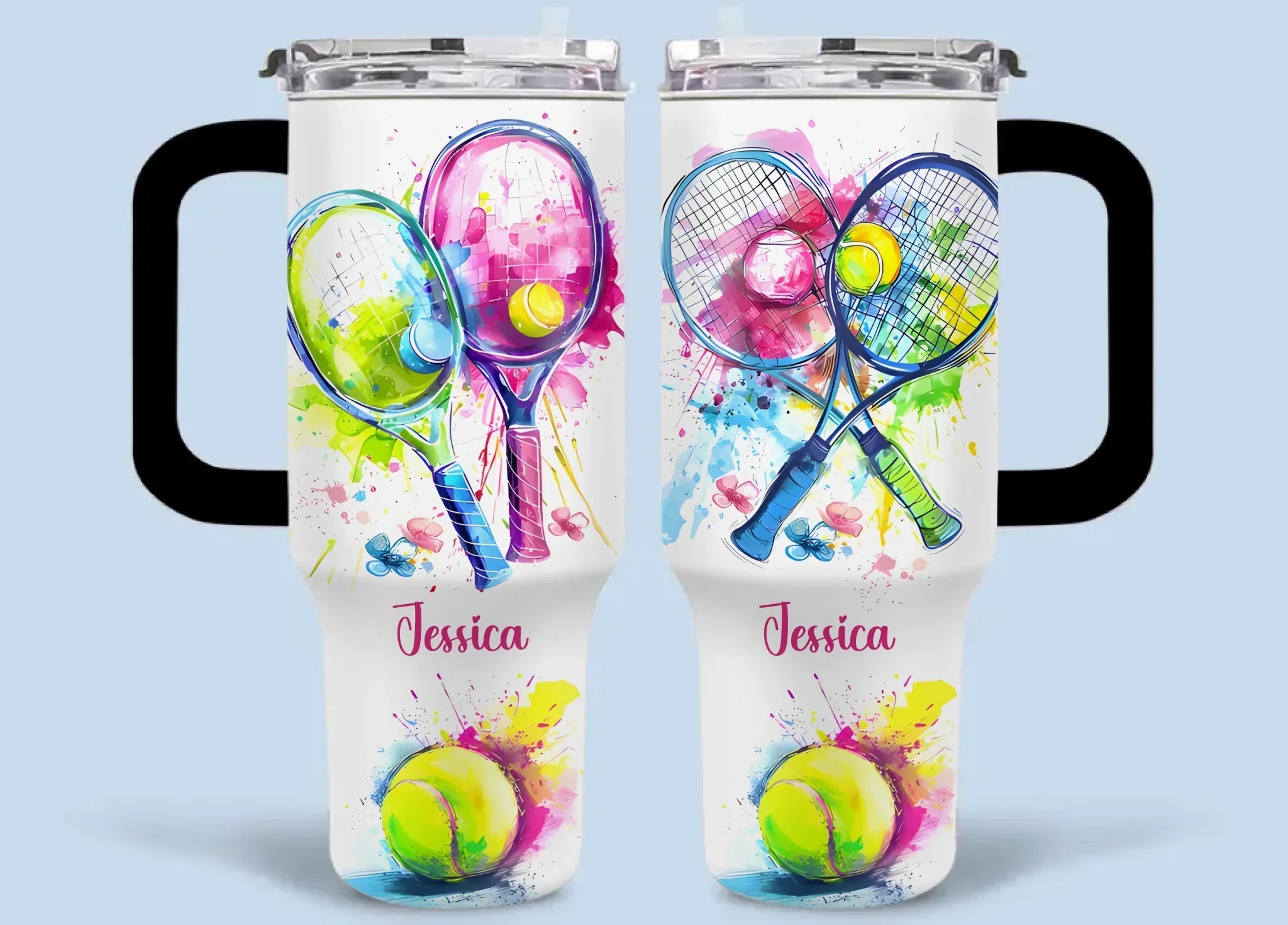 Ball Sports - Personalized Name 40oz Tumbler For Sports Lover