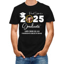 Custom Graduation Photo T-shirt, Proud Mom Of A Graduate - Joliny