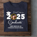 Custom Graduation Photo T-shirt, Proud Mom Of A Graduate - Joliny
