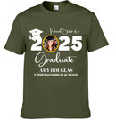 Custom Graduation Photo T-shirt, Proud Mom Of A Graduate - Joliny