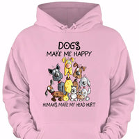 Dogs Make Me Happy - Personalized Clothes - Joliny