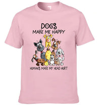 Dogs Make Me Happy - Personalized Clothes - Joliny