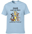 Dogs Make Me Happy - Personalized Clothes - Joliny