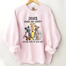 Dogs Make Me Happy - Personalized Clothes - Joliny