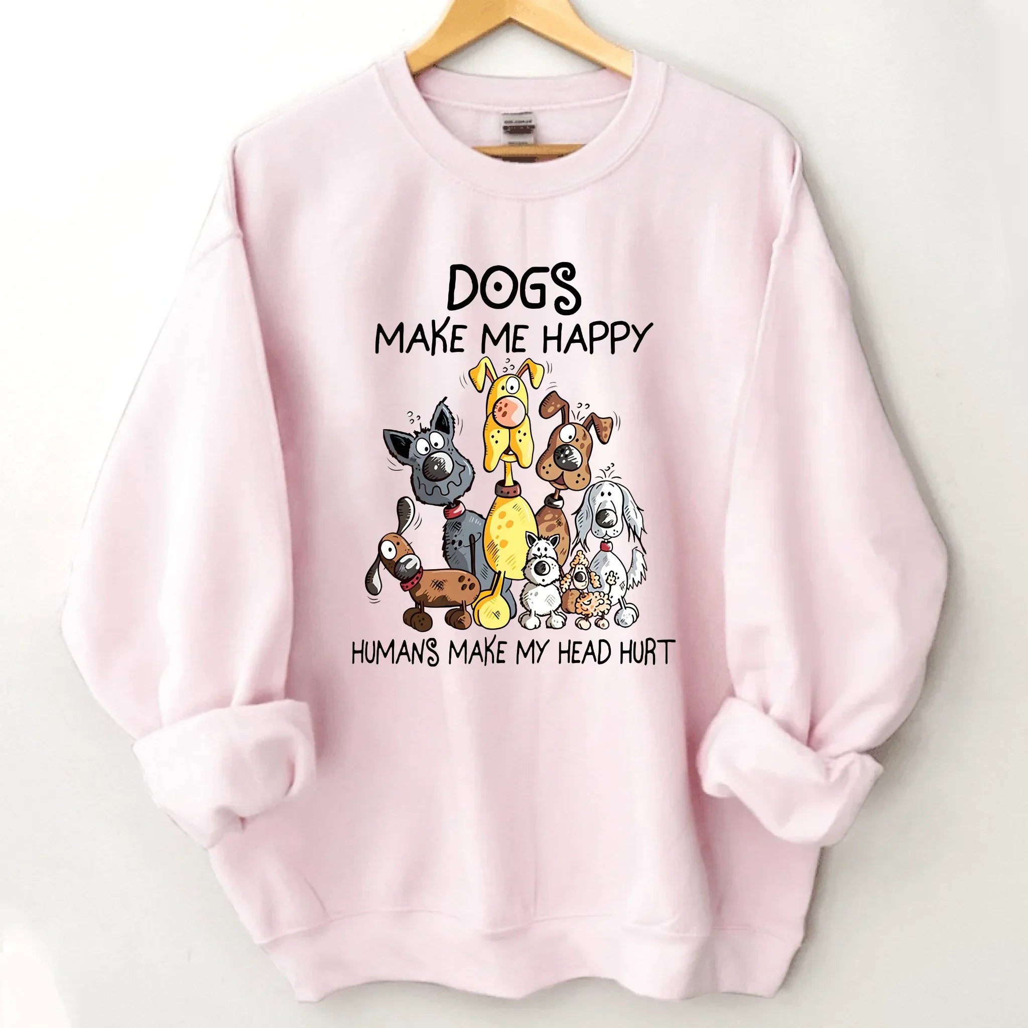Dogs Make Me Happy - Personalized Clothes - Joliny