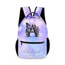 Customized School Bags for Girls - Personalized Name Butterflies for Kids - Gifts for Girls - Joliny