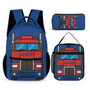 Personalized Name Custom Train Backpack - Back to School Gift for Kids - Joliny