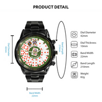 Hearts Suit Playing Card - Personalized Watch - Joliny