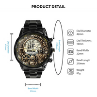 Anchor's Awe｜Vintage Sailboat - Personalized Watch - Joliny