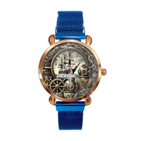 Anchor's Awe｜Vintage Sailboat - Personalized Watch - Joliny