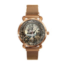 Anchor's Awe｜Vintage Sailboat - Personalized Watch - Joliny