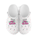 Fur Mama Pet Name Cat Lovers Dog Lovers Gift Clog - Personalized Name Comfortable Slipper Shoes - Joliny