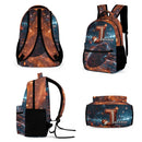 Personalized Initials Custom Football Backpack - Gifts For Football Fans Gifts For Kids - Joliny