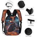 Personalized Initials Custom Football Backpack - Gifts For Football Fans Gifts For Kids - Joliny