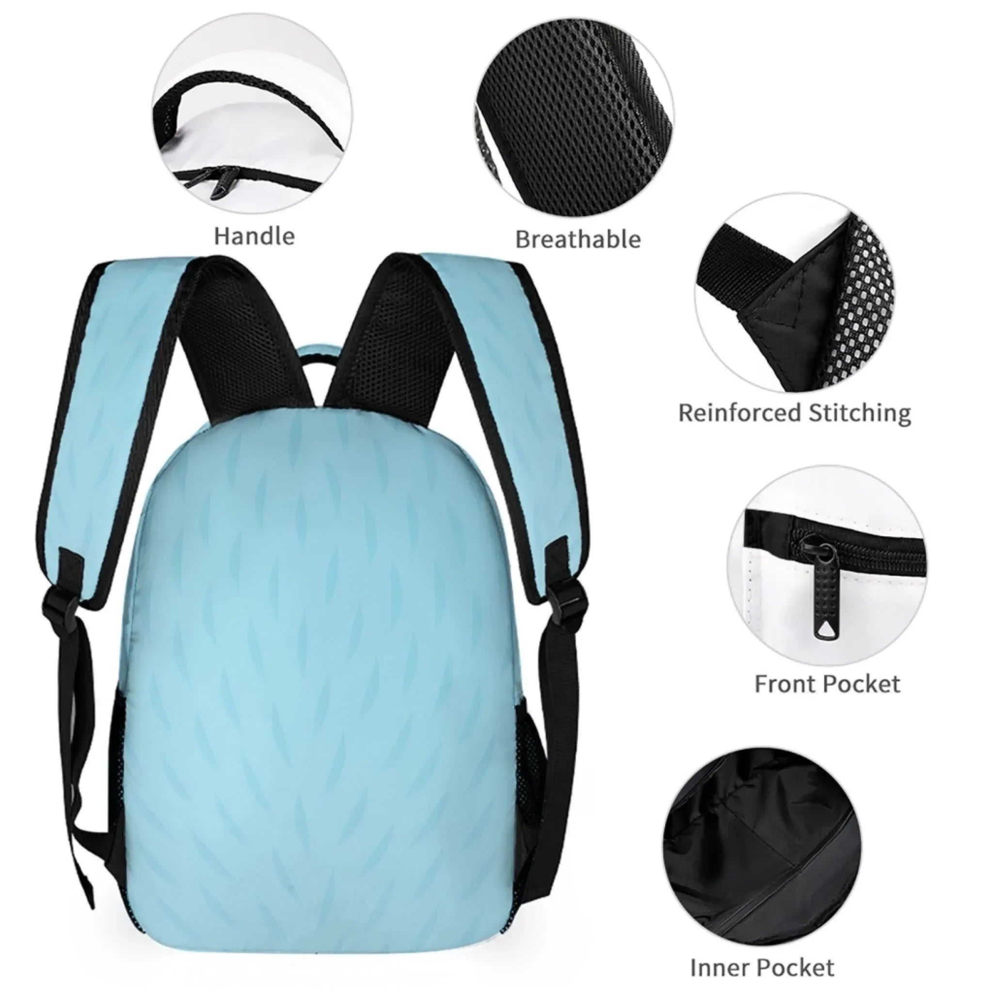 Personalized Monster Backpack Set – Add Your Child’s Name & Pick Their Favorite Color - Joliny