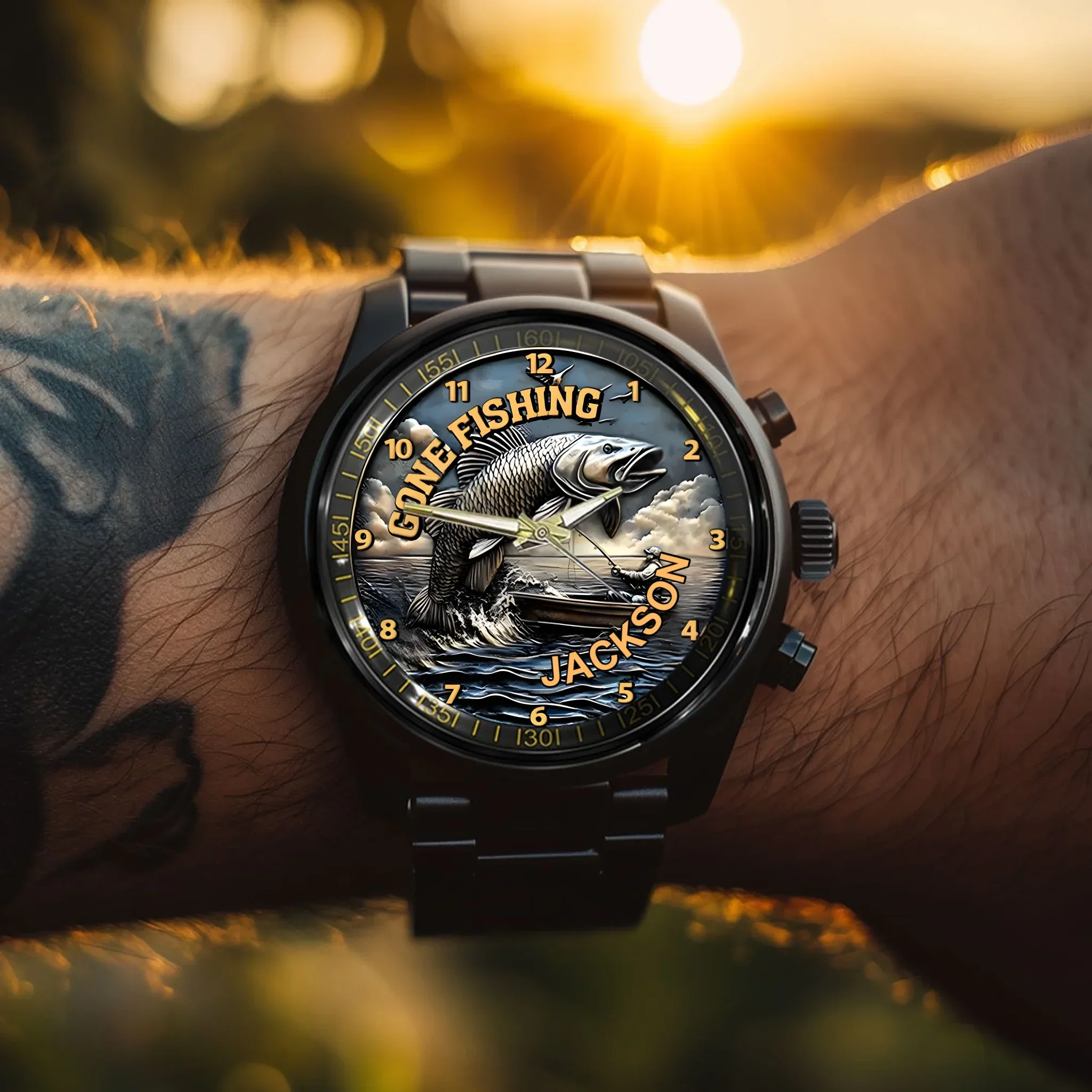 Gone Fishing - Personalized Fishing Watch - Joliny