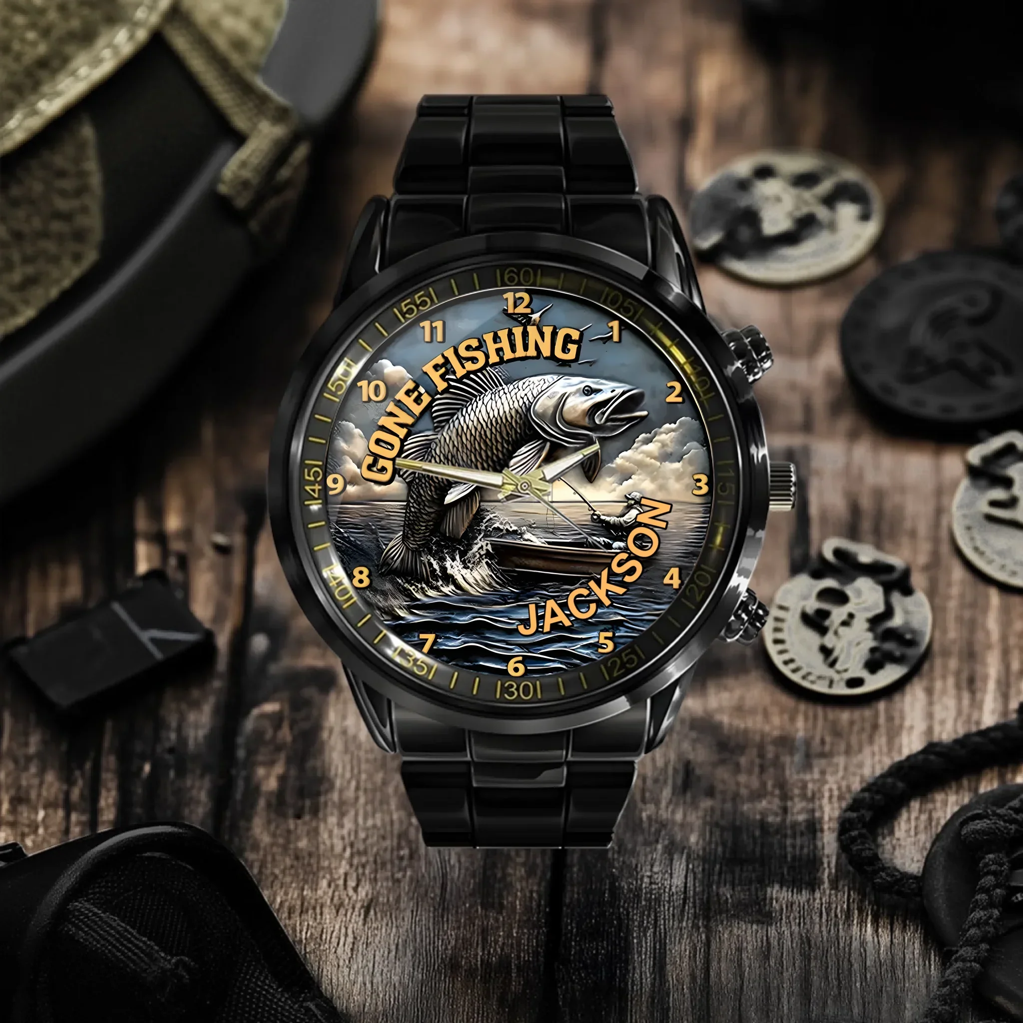 Gone Fishing - Personalized Fishing Watch - Joliny