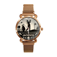 Golfer Themed Watch - Personalized Name - Joliny