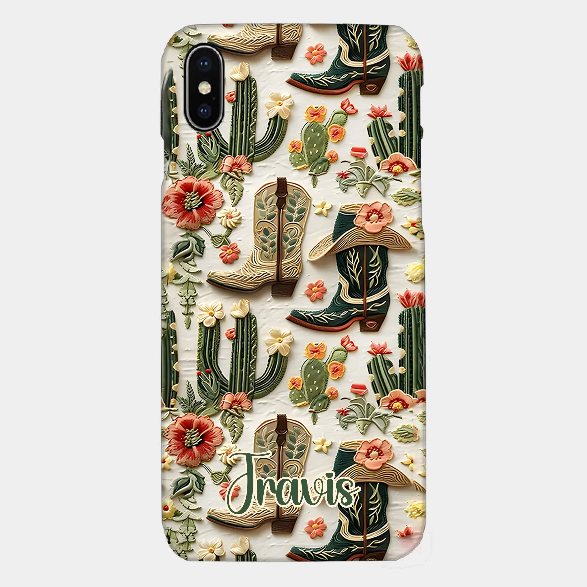 Western Boots - Personalized CowBoy Phone Cases