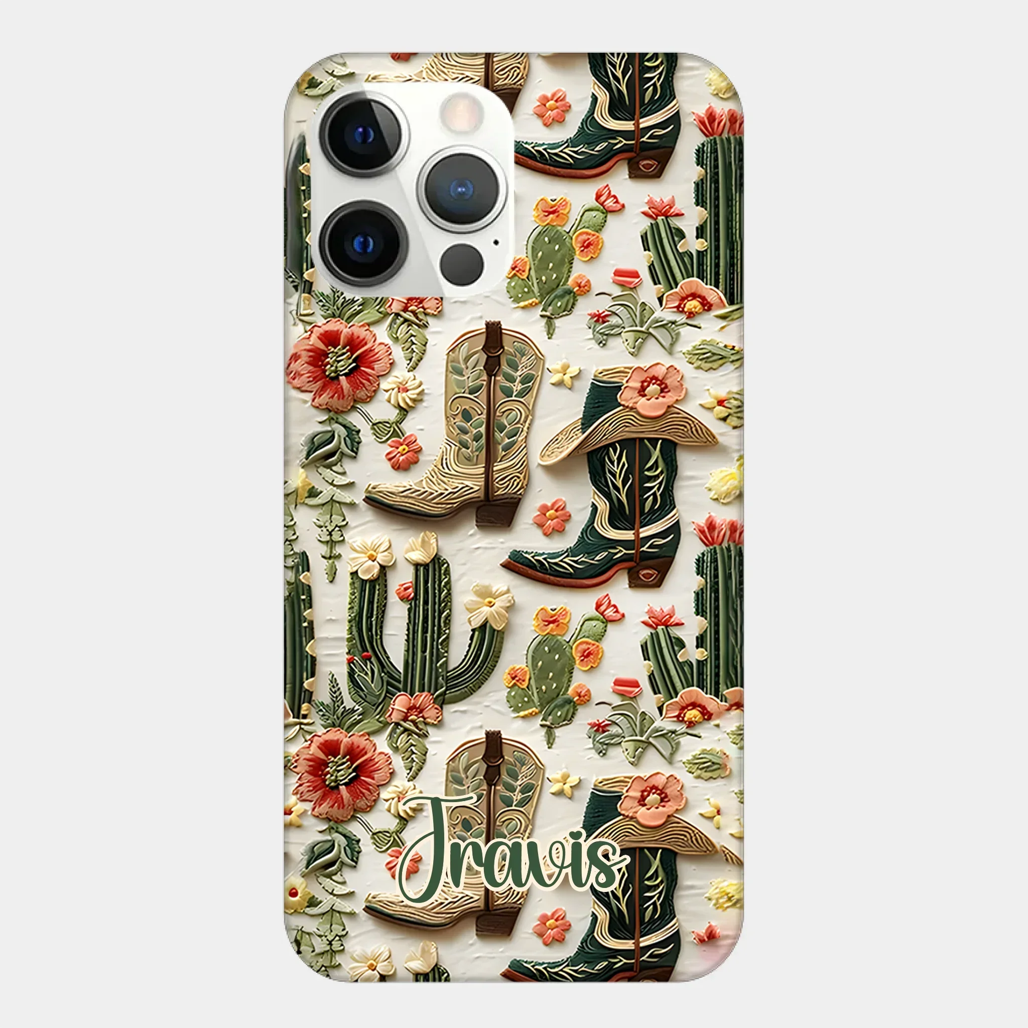 Western Boots - Personalized CowBoy Phone Cases