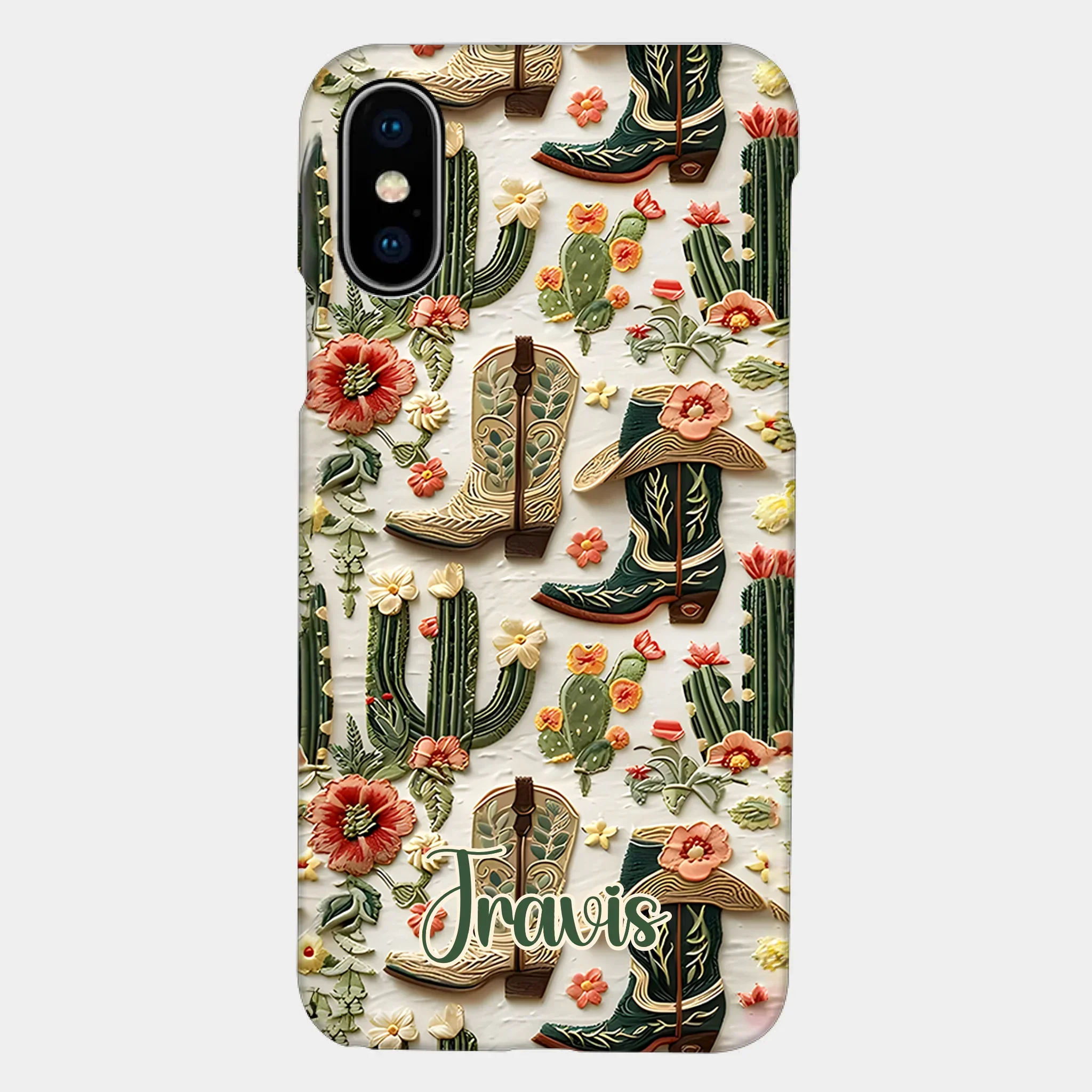 Western Boots - Personalized CowBoy Phone Cases - Joliny