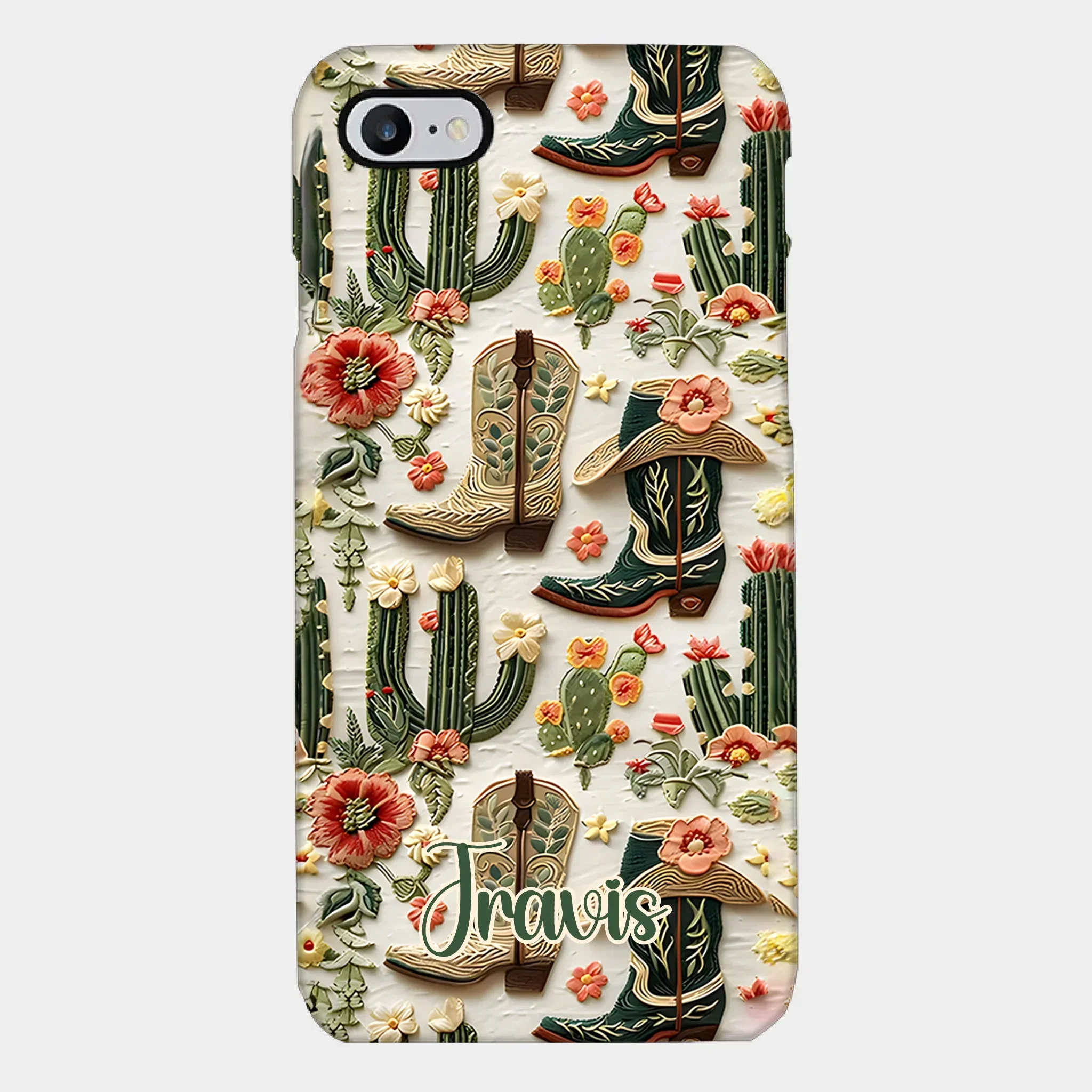Western Boots - Personalized CowBoy Phone Cases - Joliny