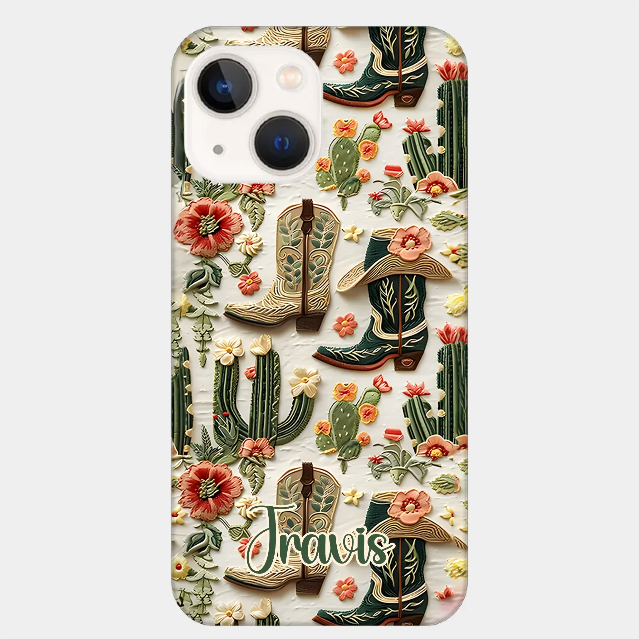 Western Boots - Personalized CowBoy Phone Cases - Joliny