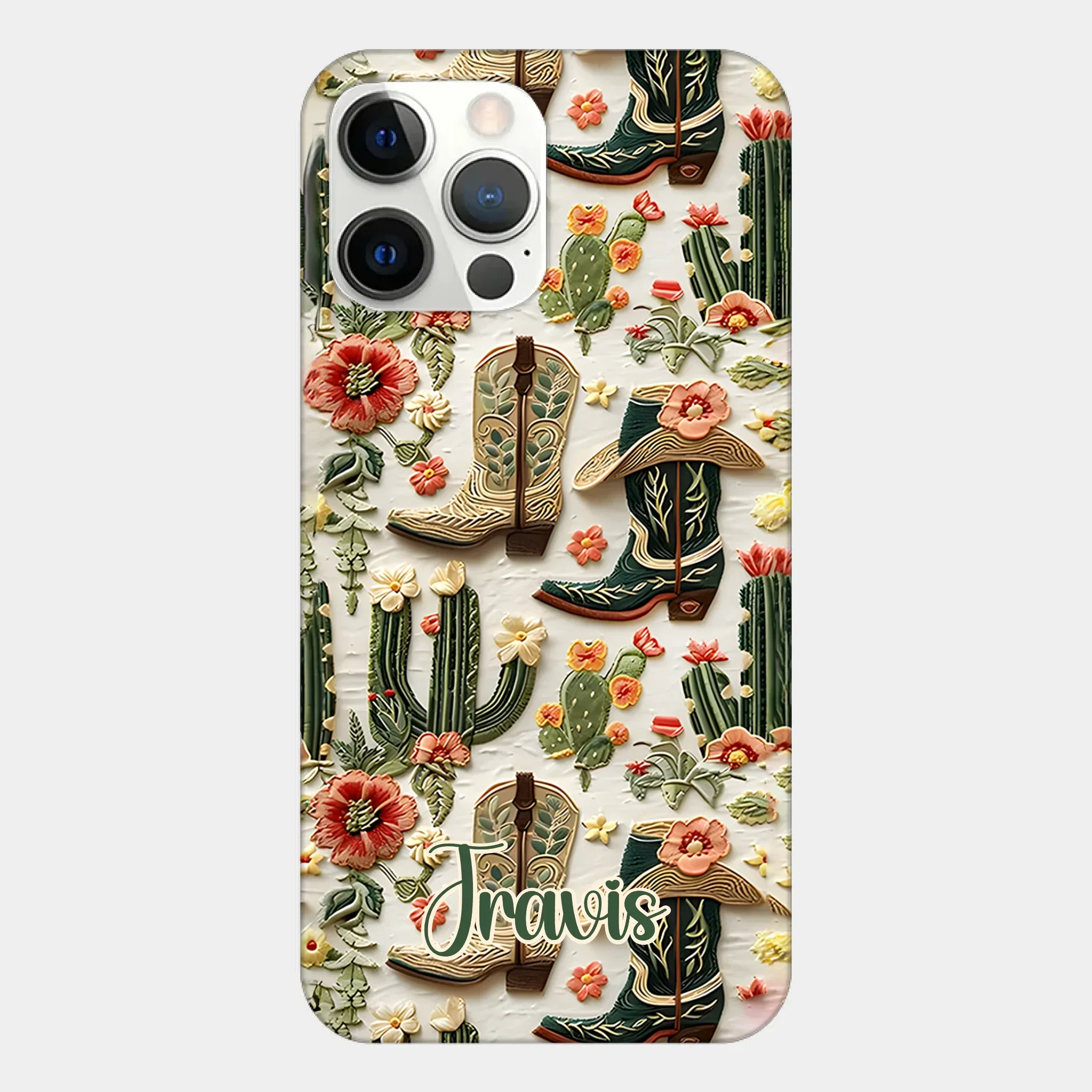 Western Boots - Personalized CowBoy Phone Cases - Joliny