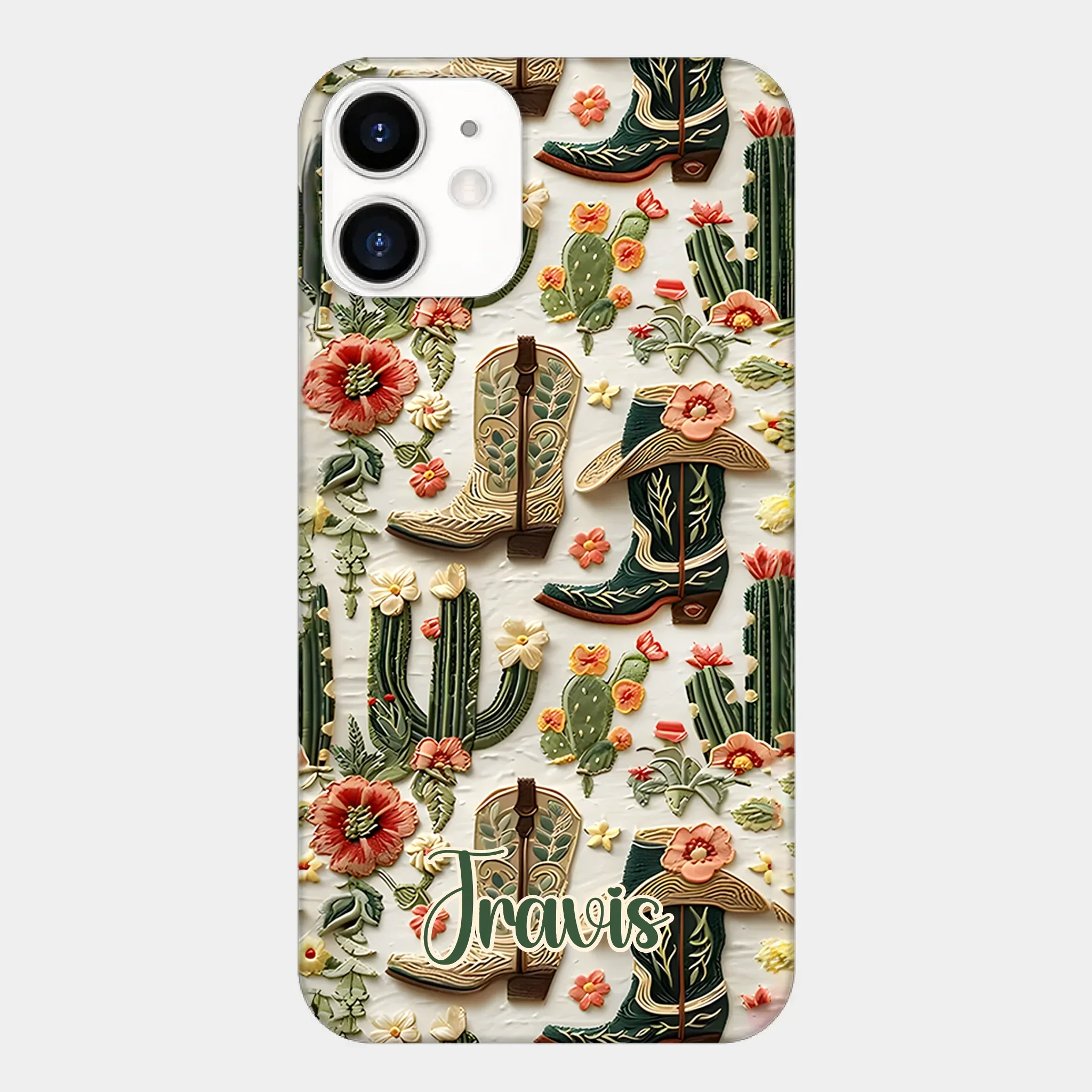 Western Boots - Personalized CowBoy Phone Cases - Joliny