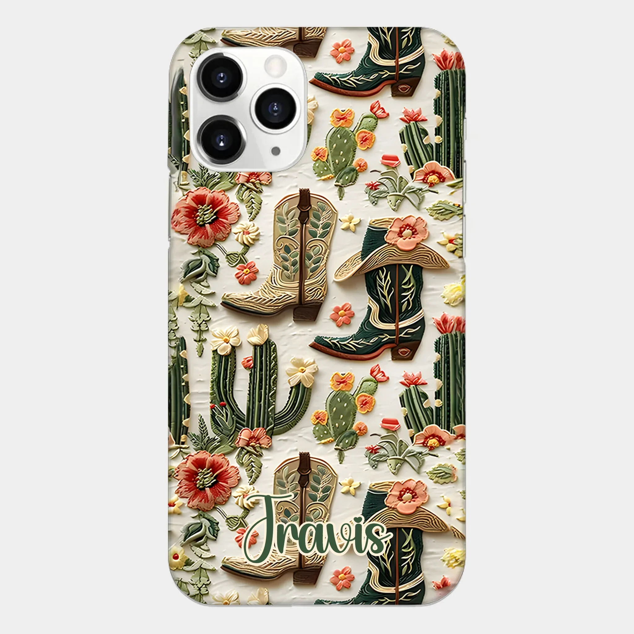 Western Boots - Personalized CowBoy Phone Cases - Joliny