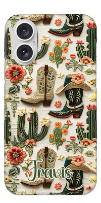 Western Boots - Personalized CowBoy Phone Cases - Joliny