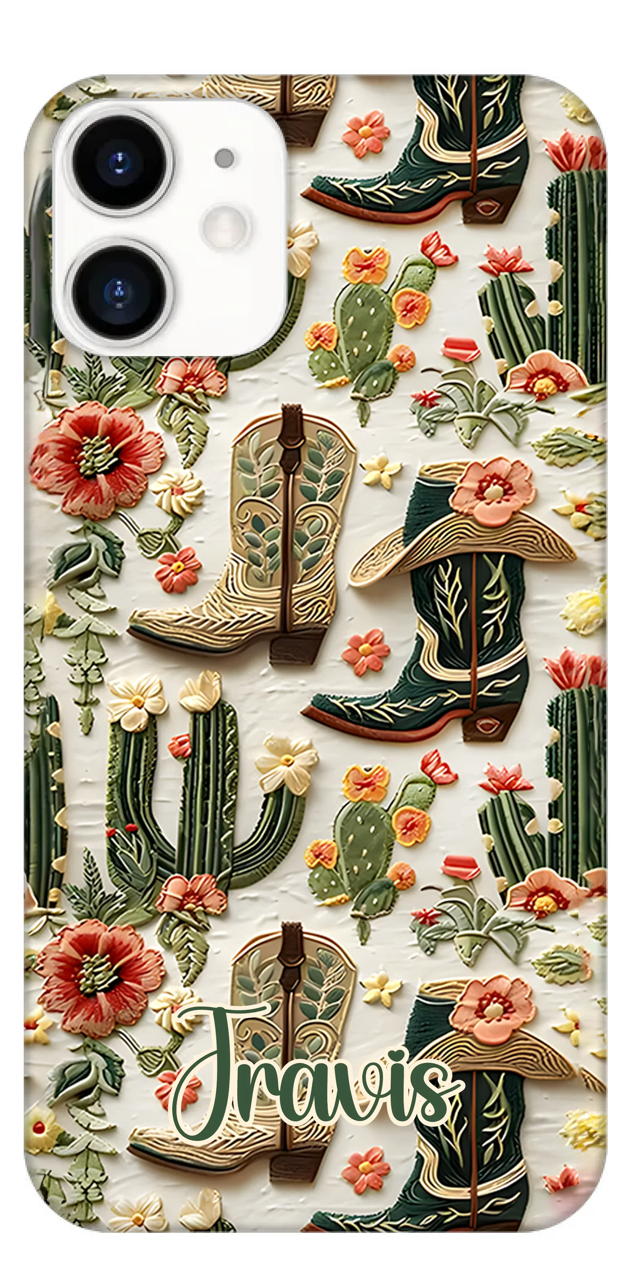 Western Boots - Personalized CowBoy Phone Cases - Joliny