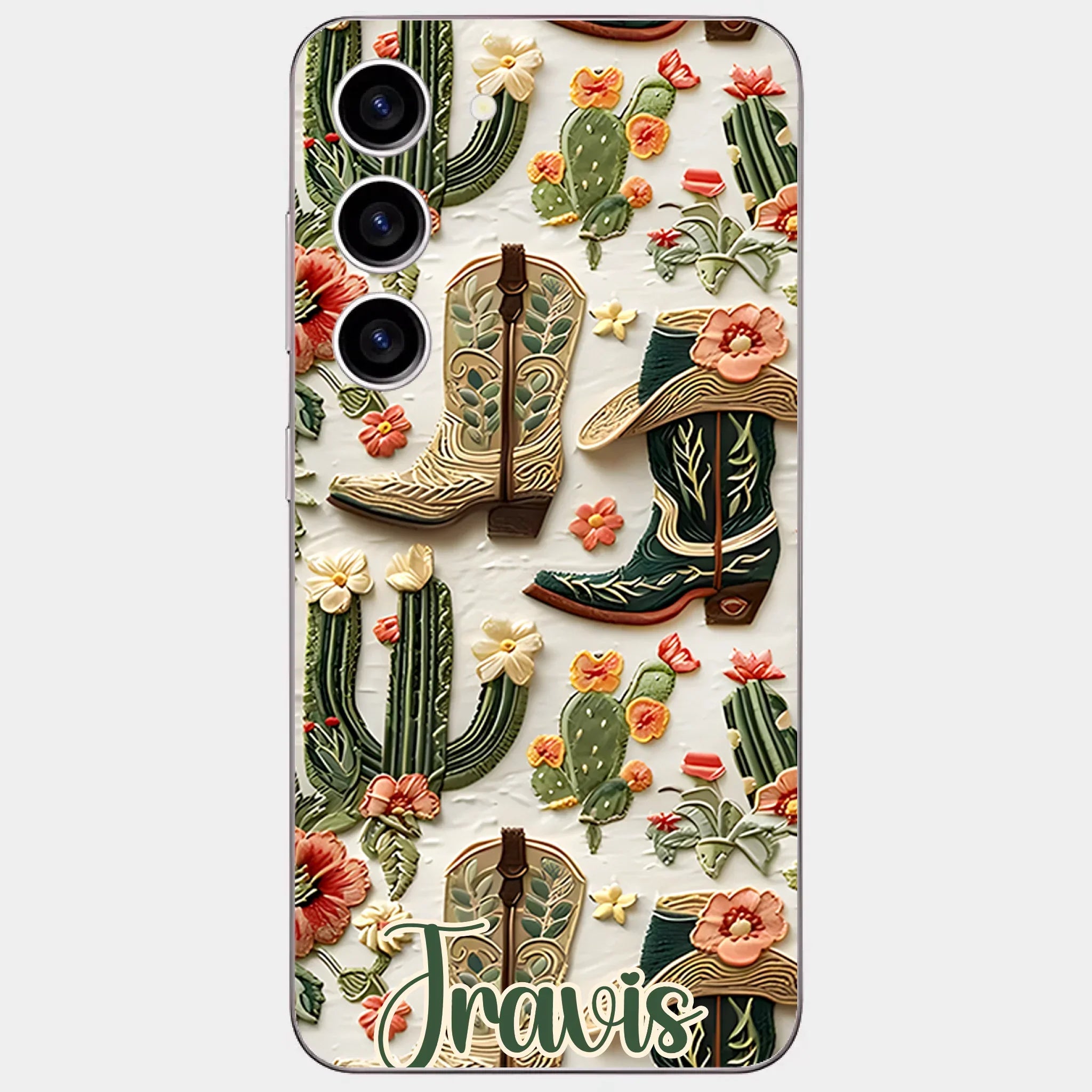 Western Boots - Personalized CowBoy Phone Cases - Joliny