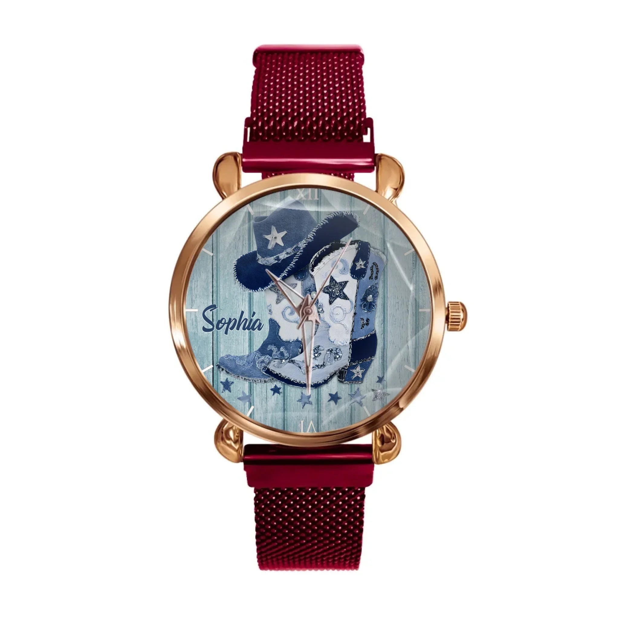 Cow Boots - Personalized Cow Watch - Joliny
