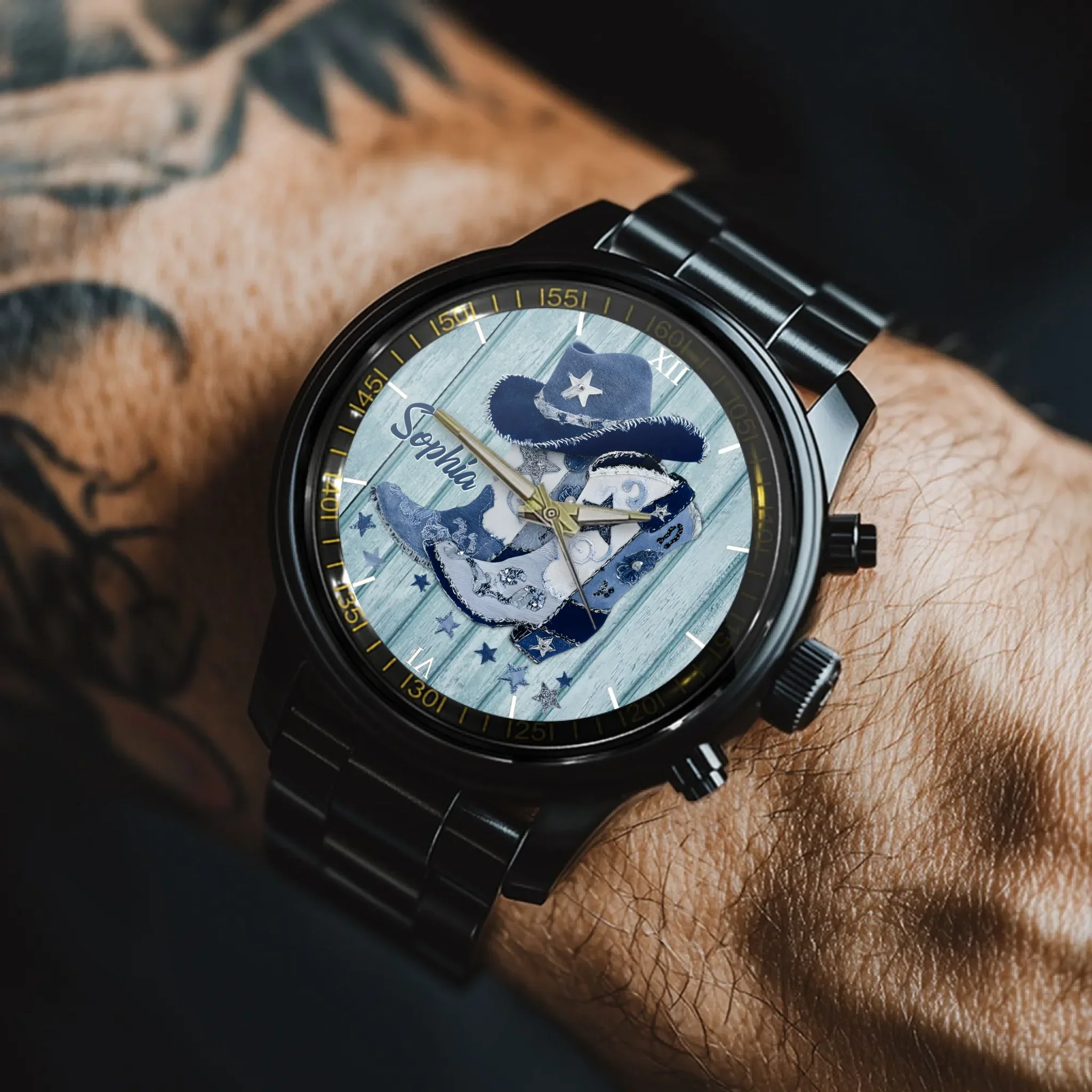 Cow Boots - Personalized Cow Watch - Joliny