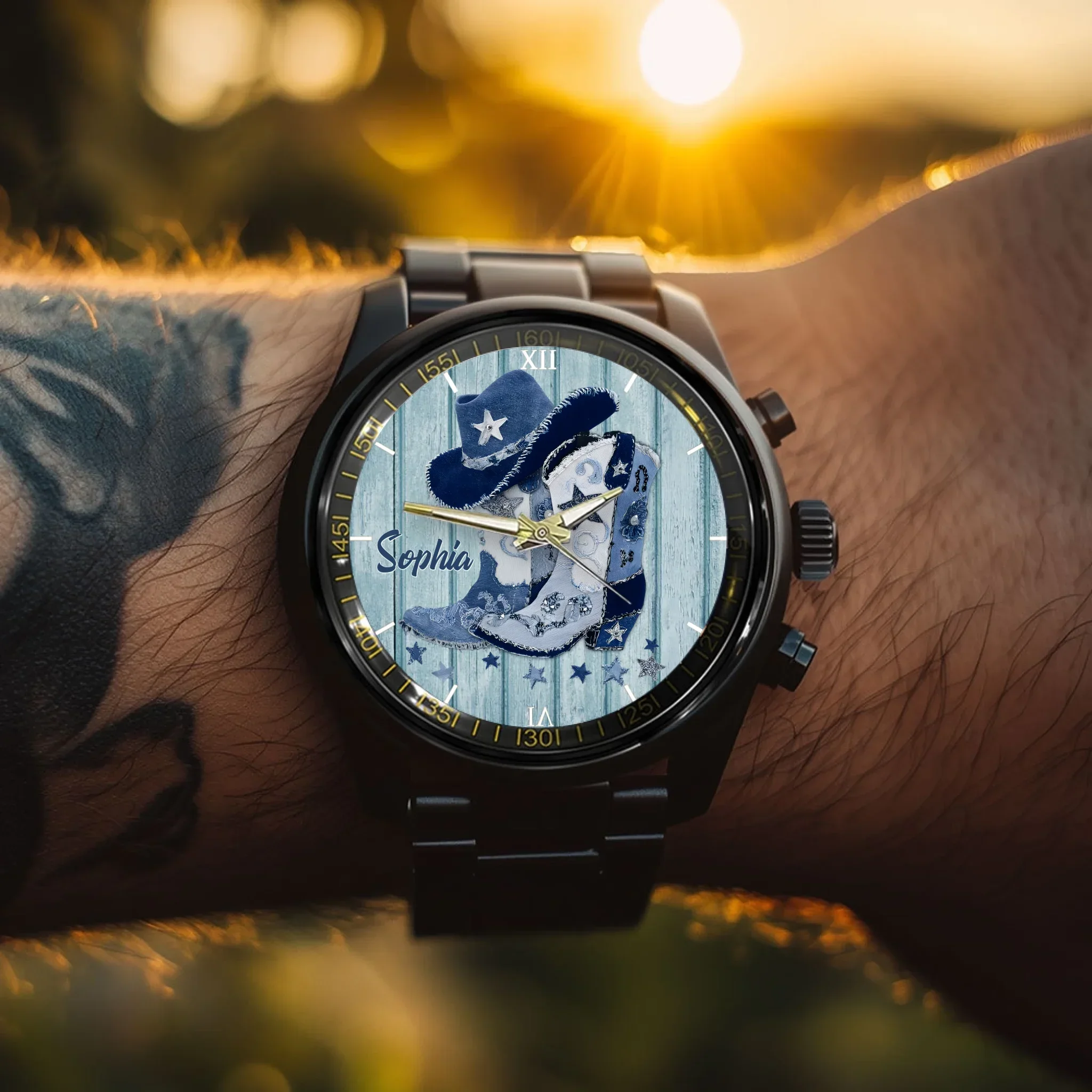 Cow Boots - Personalized Cow Watch - Joliny