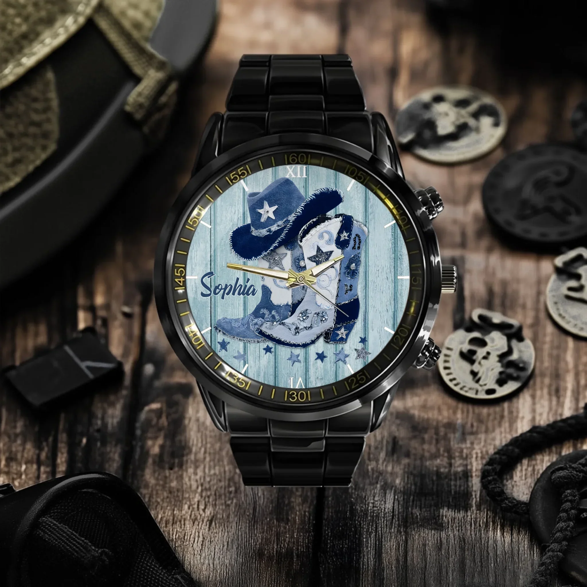 Cow Boots - Personalized Cow Watch - Joliny