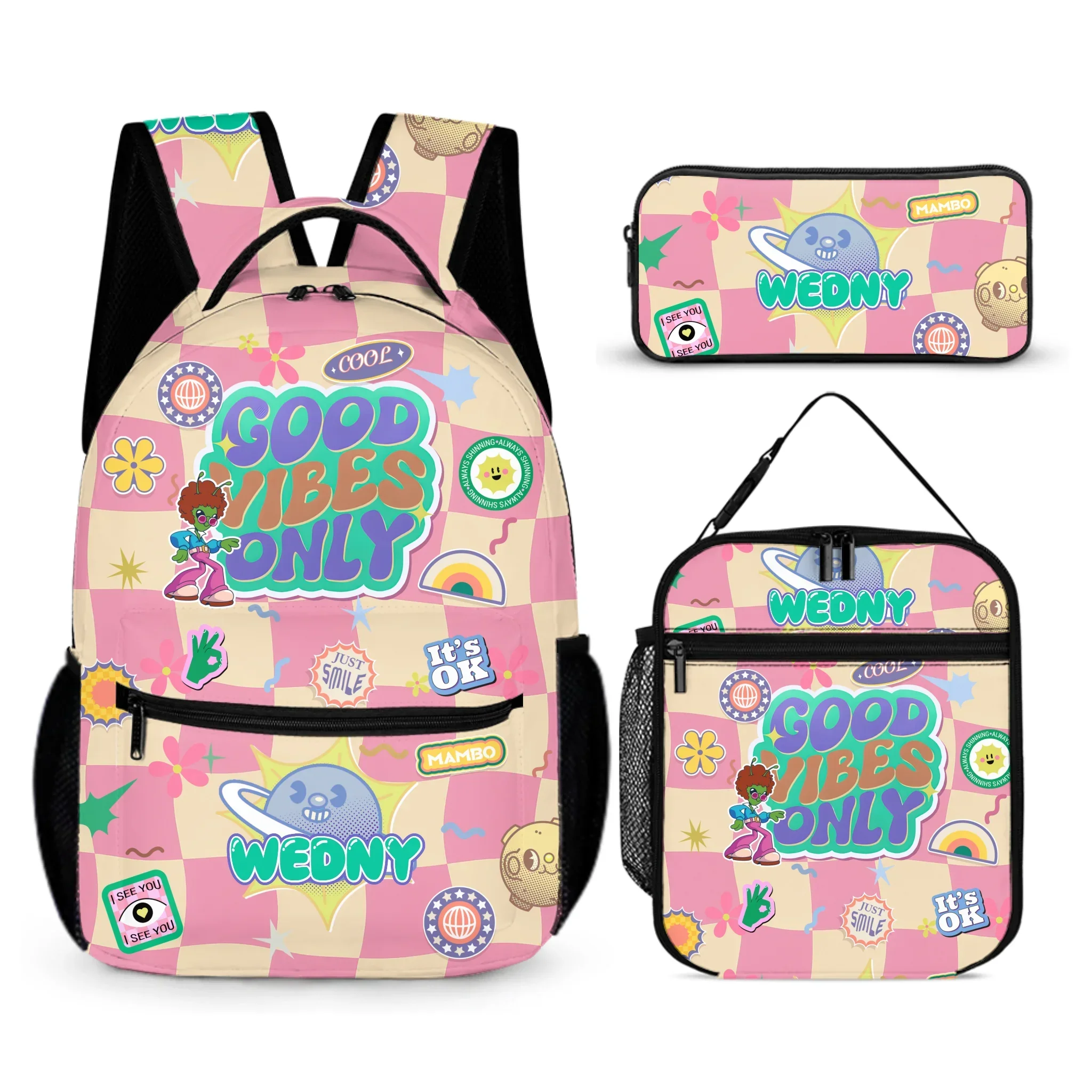 Good Vibes Only-Personalized Name Customized Backpacks-Gift for Kids to Start the School Season