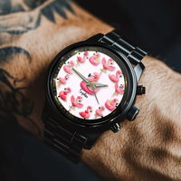 Love Flamingos - Personalized Flamingo Watch - Joliny