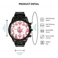 Love Flamingos - Personalized Flamingo Watch - Joliny