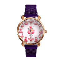 Love Flamingos - Personalized Flamingo Watch - Joliny