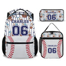 Personalized Name Custom Sports Backpack - Includes Basketball Baseball Soccer Football Rugby Personalized Backpacks - Joliny