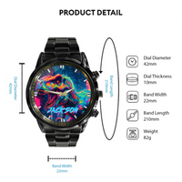 Cyberpunk Dinosaur - Personalized Watch - Joliny