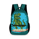 Surfing Dinosaur Cartoon Pattern Custom Backpack - Gift for Kid - Joliny