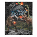 Jurassic Era Personalized Name Customized Blanket - Gifts For Dinosaur Enthusiasts - Joliny